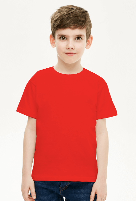 Koszulka dziecięca chłopięca czerwona