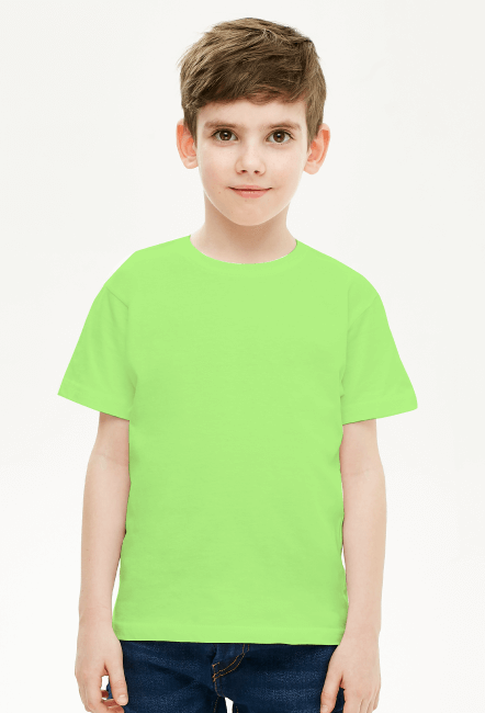 Koszulka dziecięca chłopięca zielona