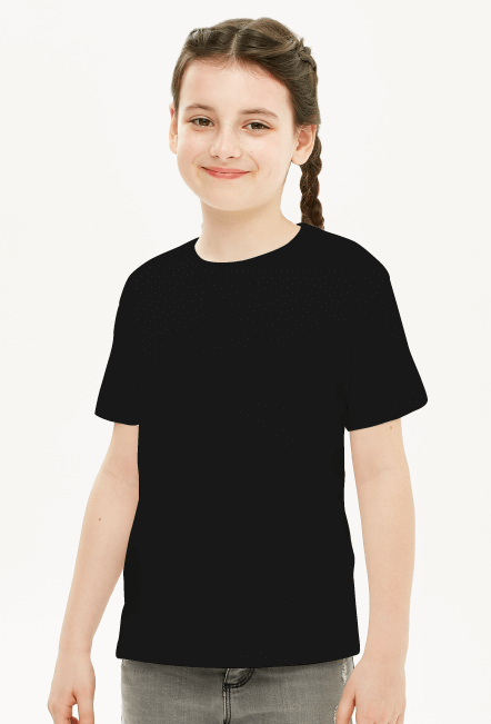 Koszulka dziewczęca czarna
