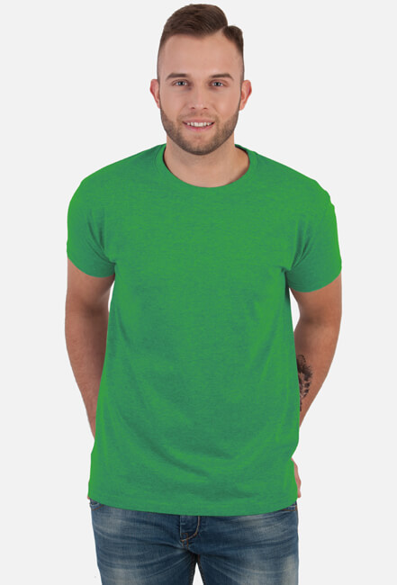 Koszulka męska zielona
